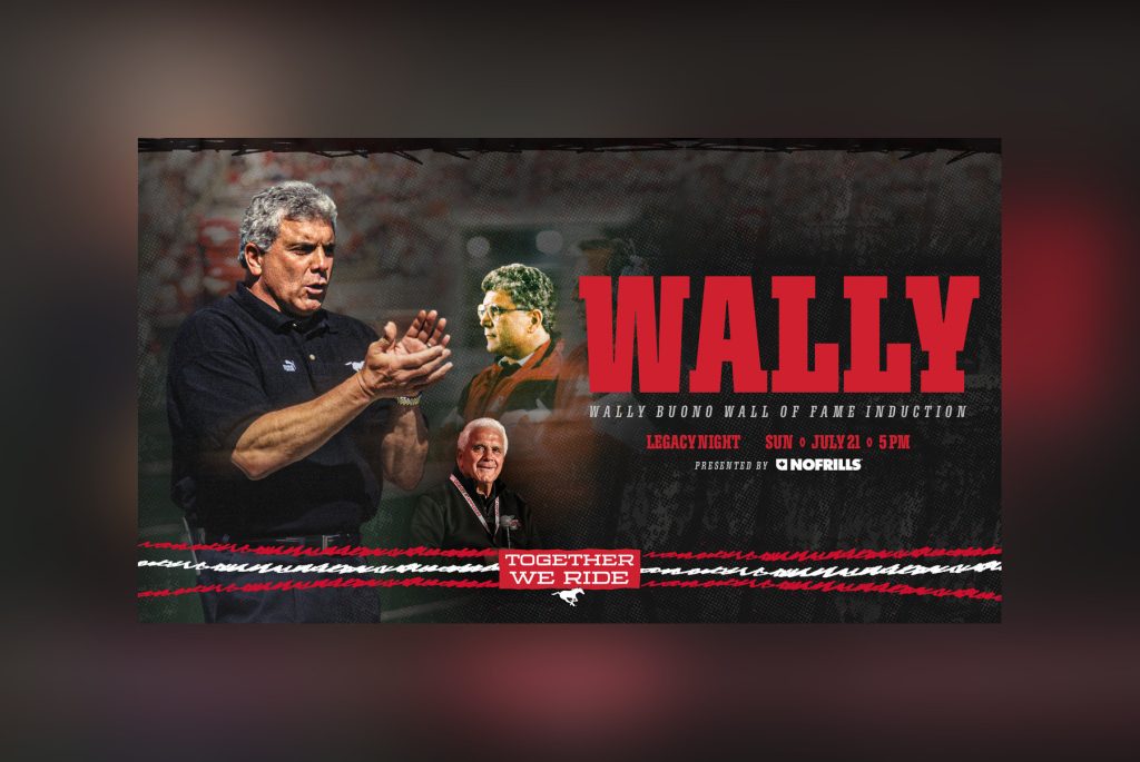 Legendary head coach Wally Buono is set to be the 50th member of the Calgary Stampeders's Wall of Fame. (@calstampeders, X)