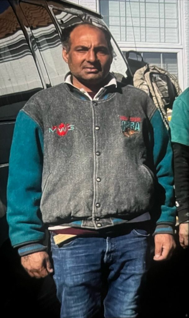 A man pictured in a photo supplied by Chestermere RCMP. The man visiting from India has been missing since Friday, April 19, 2024, and is also suffering from a head injury.