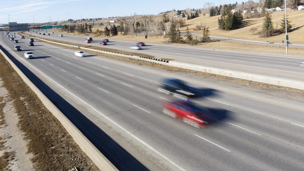 Calgary Deerfoot Trail closing at night for spring cleaning