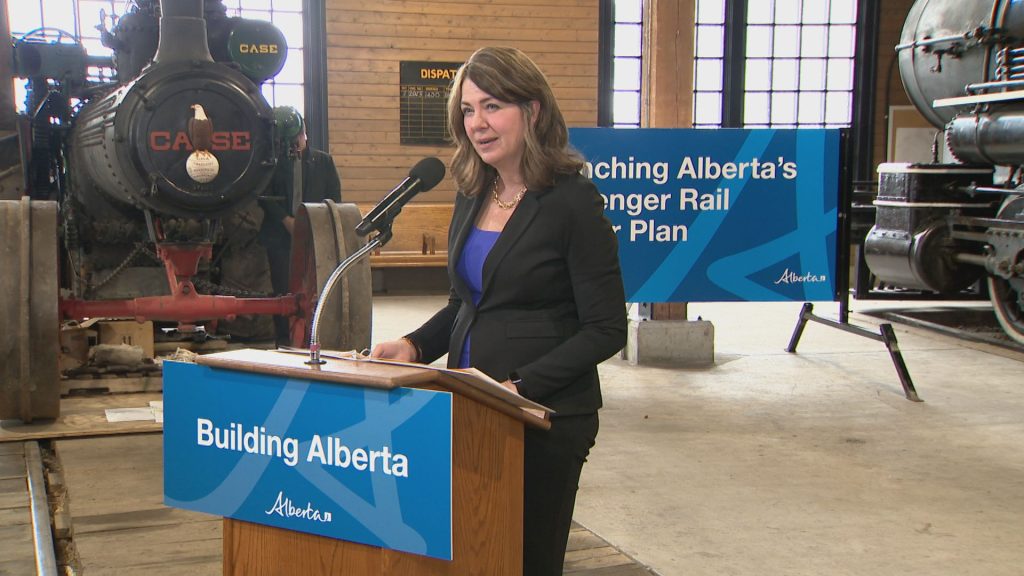 Alberta passenger rail 'master plan' would connect Calgary, Edmonton to airports, mountains