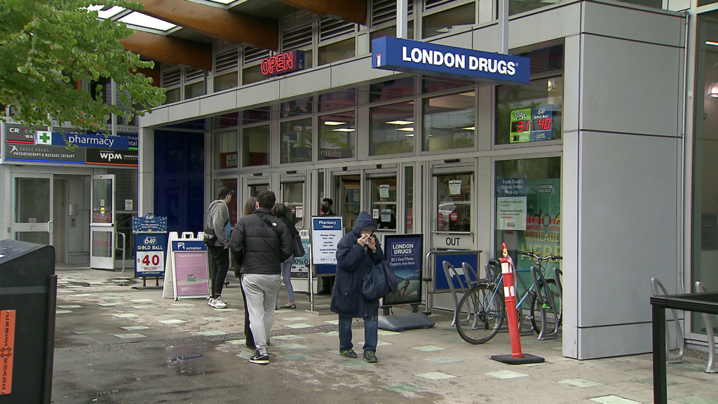 London Drugs looking into whether data was compromised as western Canada stores remain closed