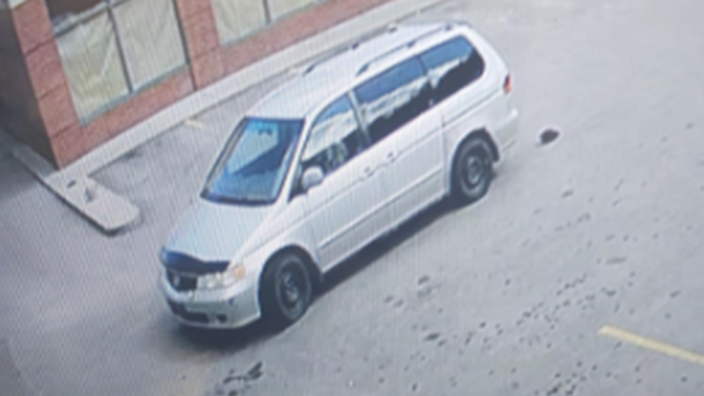 Police release photo of minivan after pedestrian ran over in Bridgeland parking lot