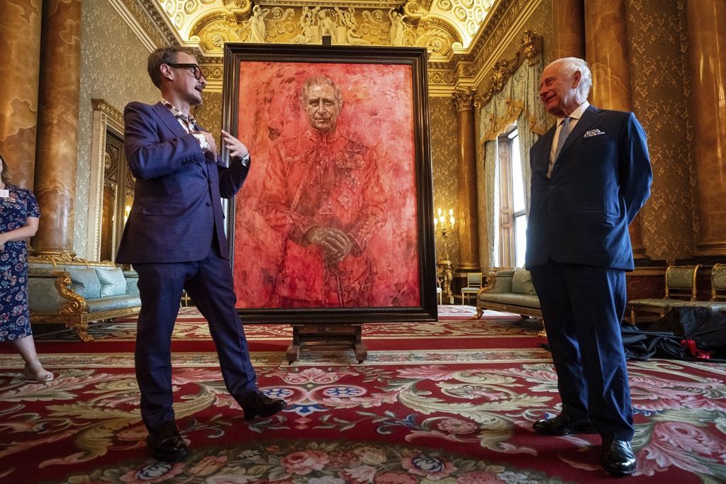 King Charles III unveils his first official portrait since his coronation