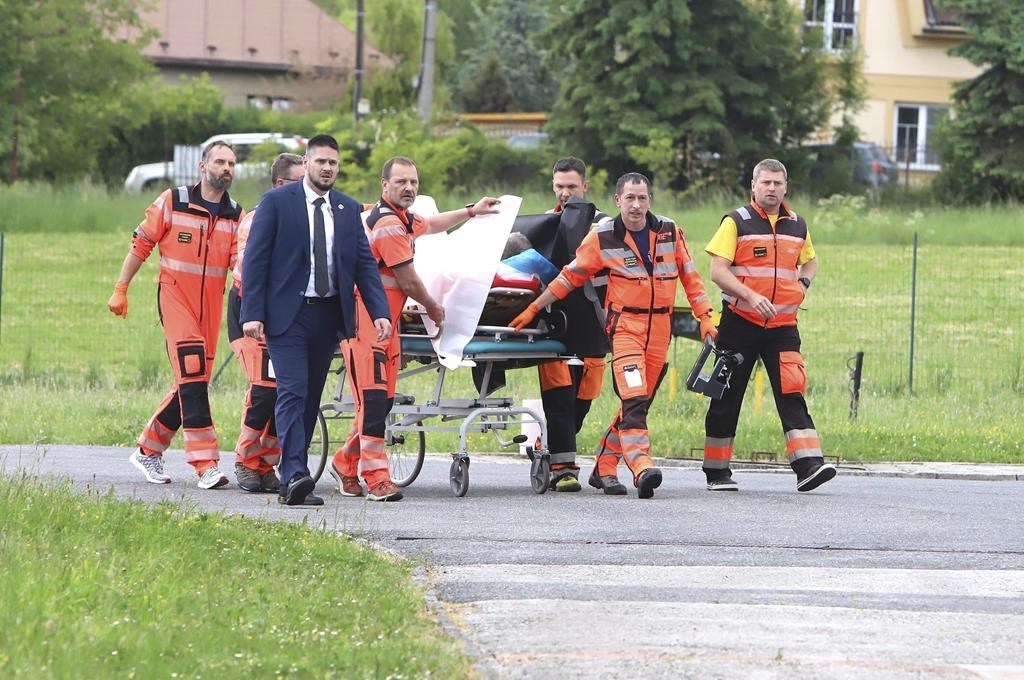 Slovak defense minister says doctors are fighting for life of prime minister who was shot