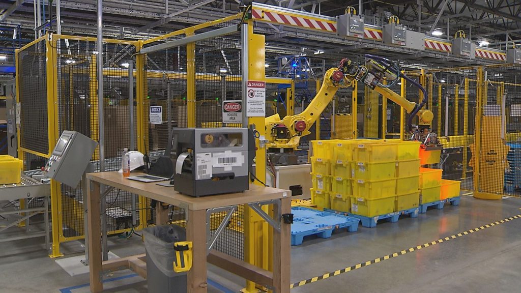 Amazon opens first robotics fulfillment centre in Calgary