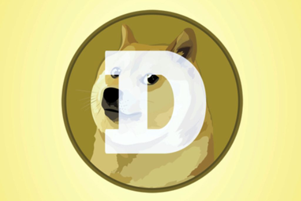 FILE - This mobile phone app screen shot shows the logo for Dogecoin, in New York, April 20, 2021. Kabosu, the Siba Inu that rose to meme fame after becoming the face of the cryptocurrency Dogecoin, has died. She was 18.