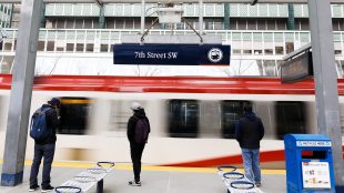 Monday, March 20, 2017 - A c-train enters 7th Street SW station in downtown Calgary. (CityNews file photo)