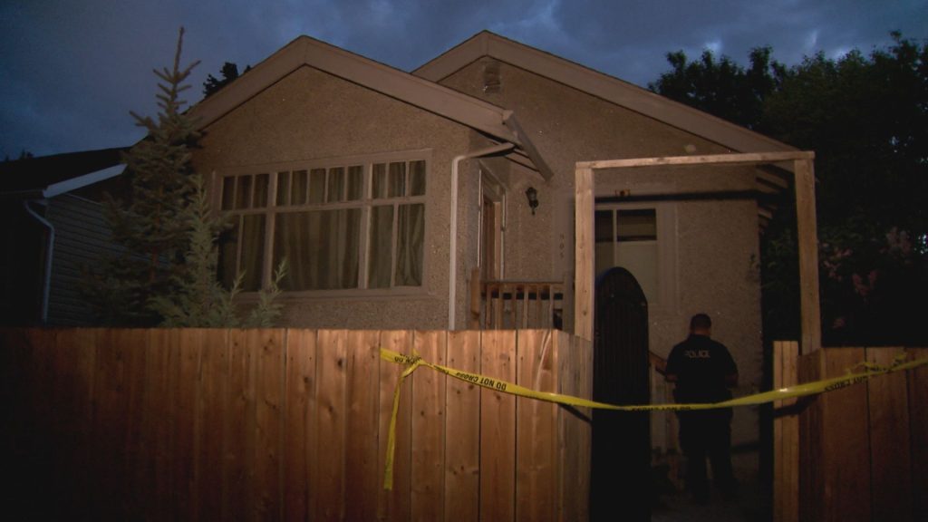 A home in Crescent Heights is taped off as police investigate a suspicious death on Thursday, June 6, 2024. (Jehn Benoit, CityNews image)