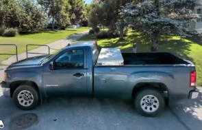 A photo of a 2009 GMC Sierra that belongs to a man who went missing from Dover in Calgary on Friday, June 14, 2024. 