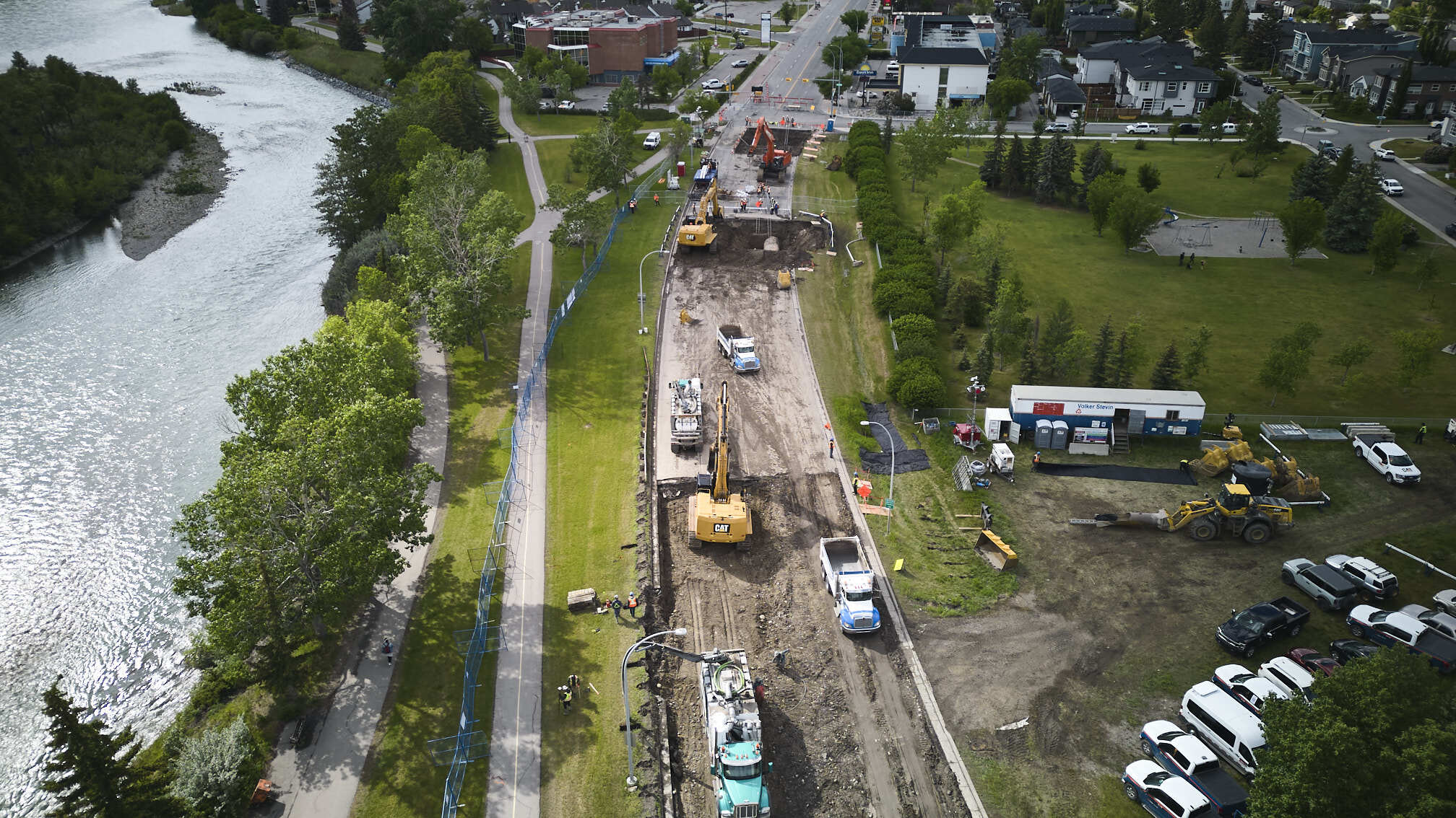 Calgary officials say five more problem areas have been discovered along the main feeder line