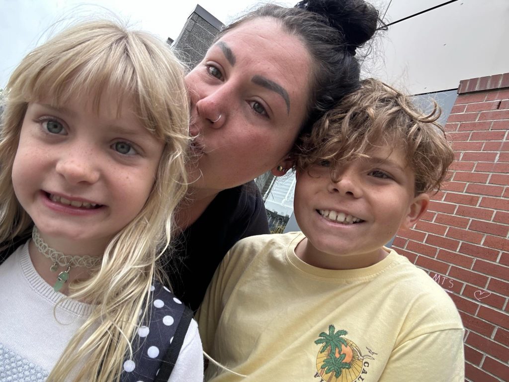 Denise Cushing and her two kids are left looking for a place to live after their condo went up in flames on Sunday, June 23, 2024. (Courtesy Denise Cushing)