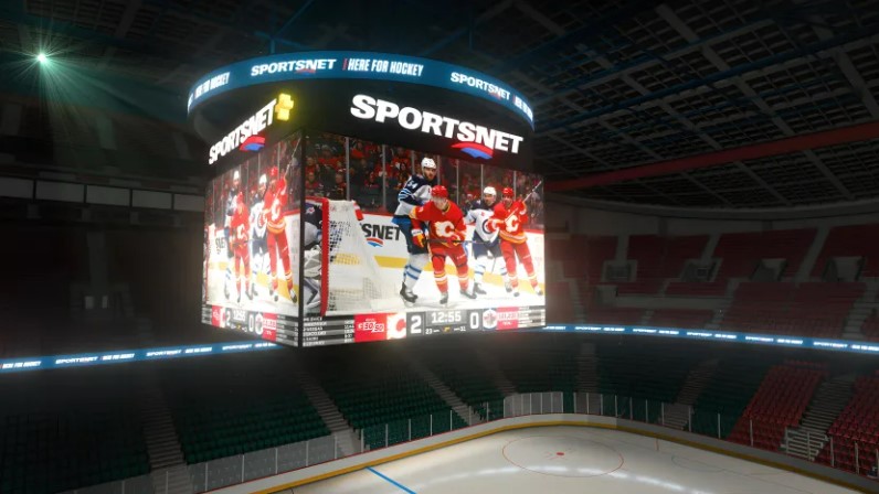 Although the Scotiabank Saddledome is nearing the end of its life, the Calgary Flames and Sportsnet have decided on an addition they say will elevate the game experience for fans in the aging facility. (Calgary Flames)