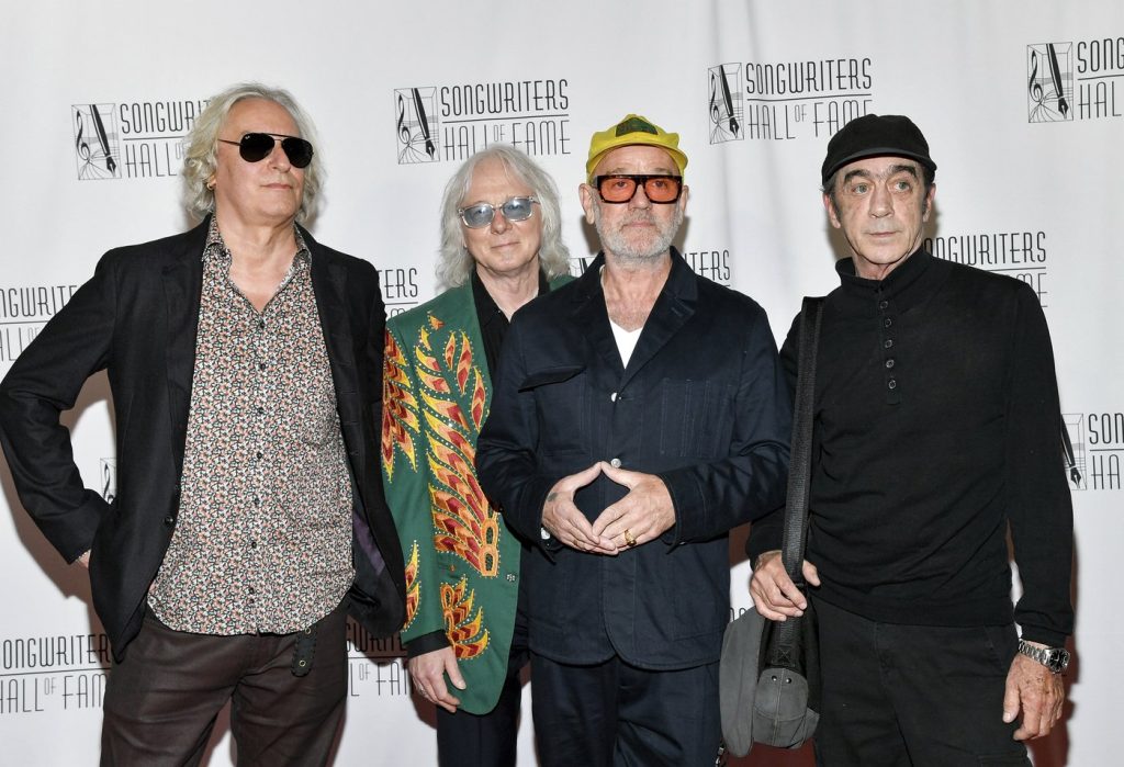 R.E.M. reunite at Songwriters Hall of Fame ceremony also honoring Timbaland and Steely Dan