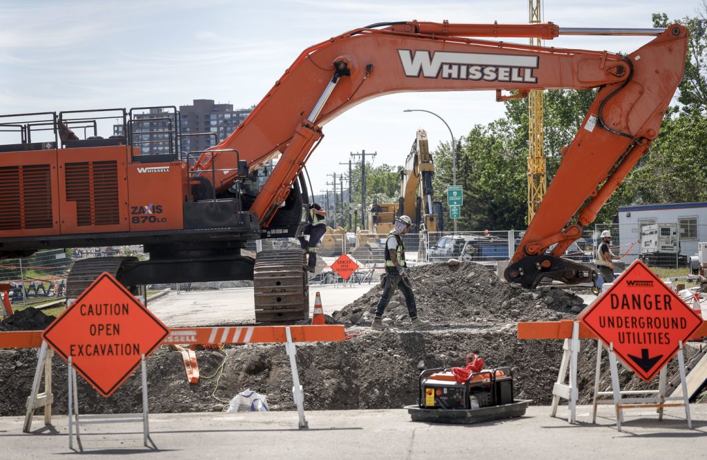 Crews continue to work to repair a major water main break and five other weak spots in Calgary