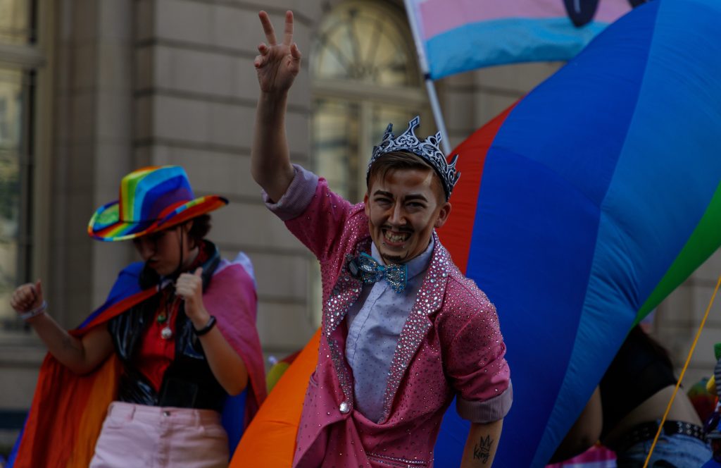 Hundreds participate in the 2024 iteration of the Pride Parade in downtown Calgary