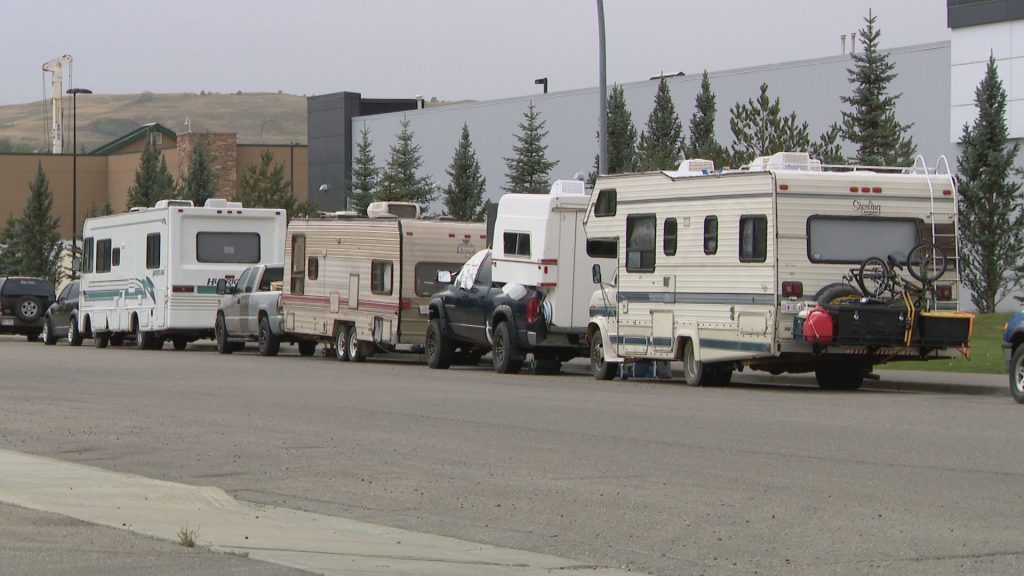 Parking permits for RV residents on NE Calgary road will expire next month