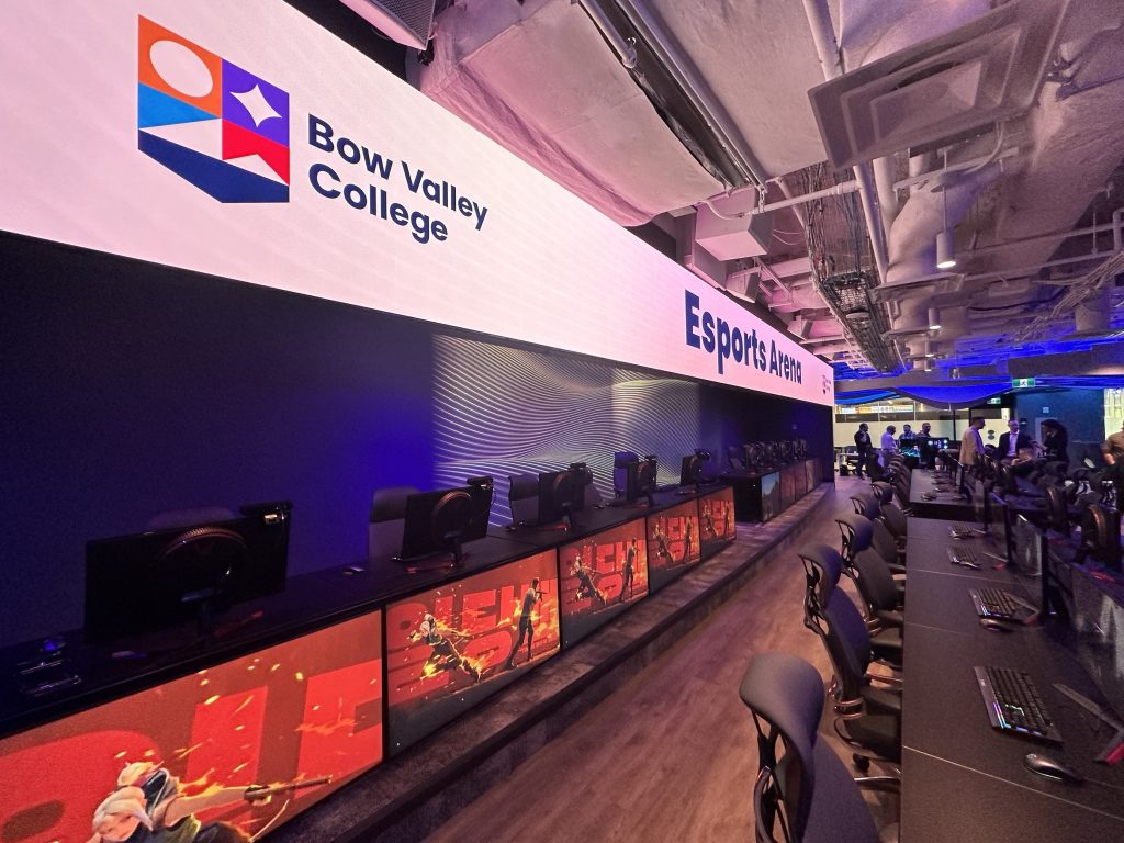 A 3,500 square foot esports arena with state-of-the-art technology opened its doors at Calgary's Bow Valley College (BVC) Wednesday. (Callum Hawker, CityNews image)