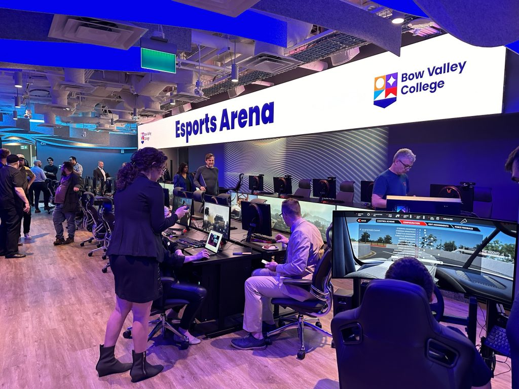 Calgary's first esports arena opens at Bow Valley College