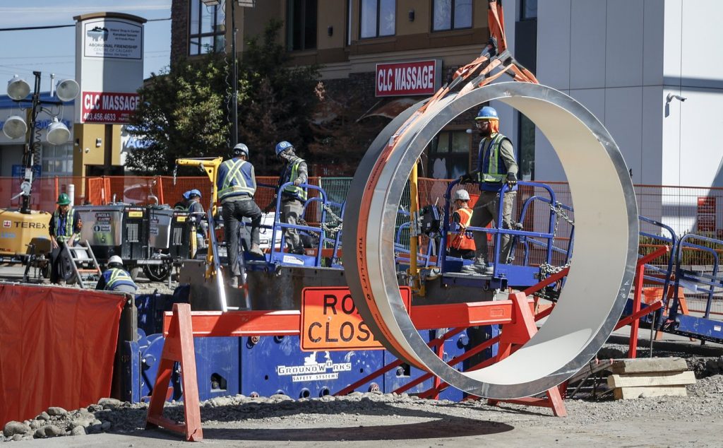 Crews continue to work to repair a major water main break and five other weak spots in Calgary