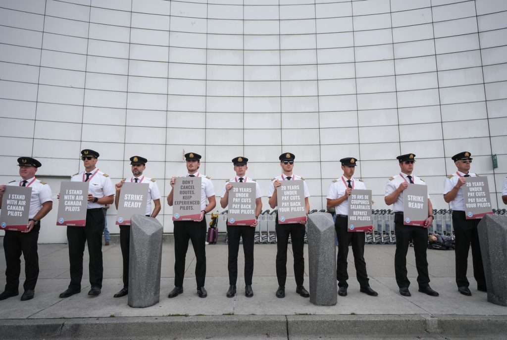 Air Canada, pilots still far apart as strike notice deadline approaches