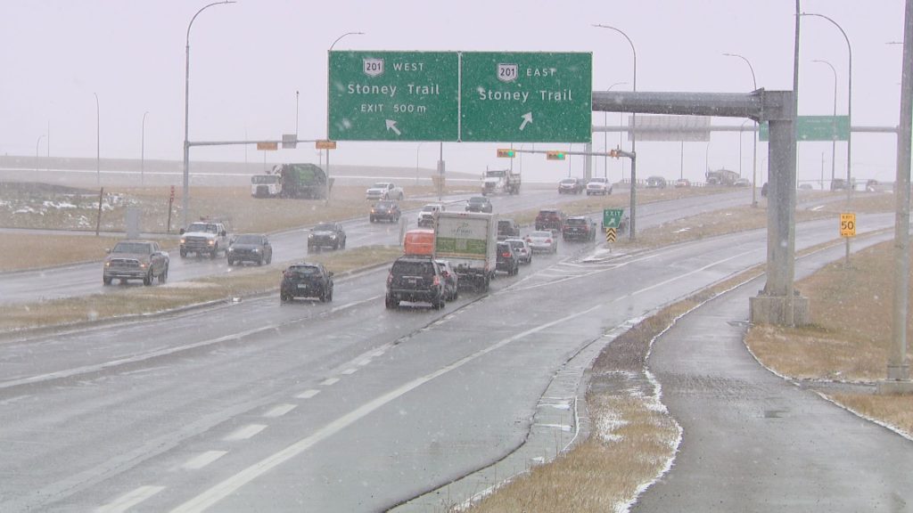 Calgary hit with taste of winter as first snowfall of the season arrives