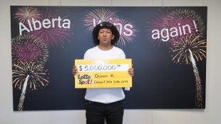 Osman Adam is $5 million richer after winning a LOTTO 6/49 draw last month. (WCLC)