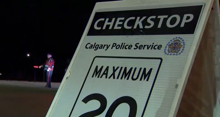 Calgary police setup impaired driving check stops this holiday season