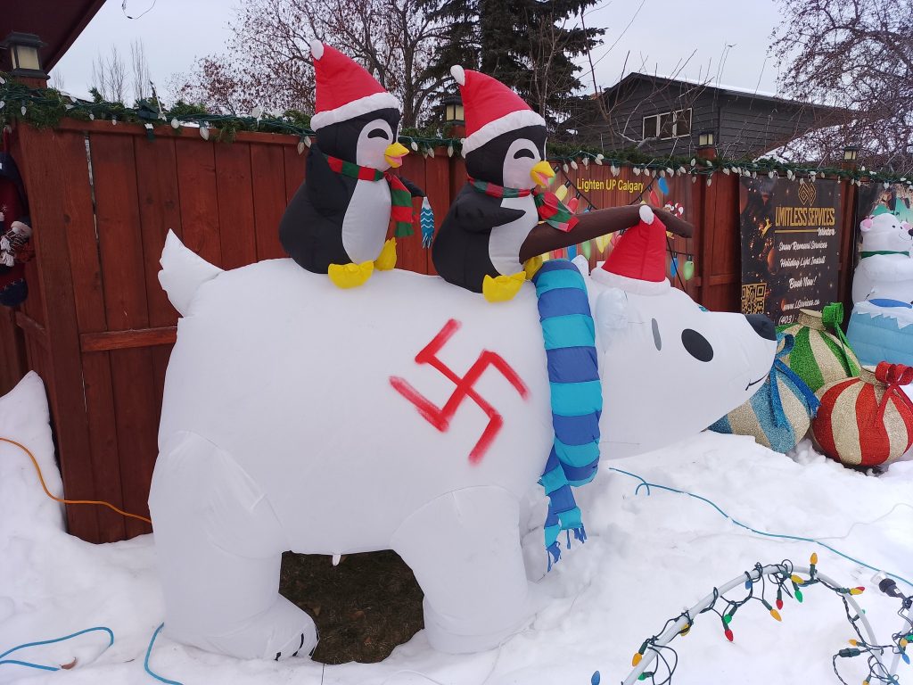 Calgary Christmas vandalism