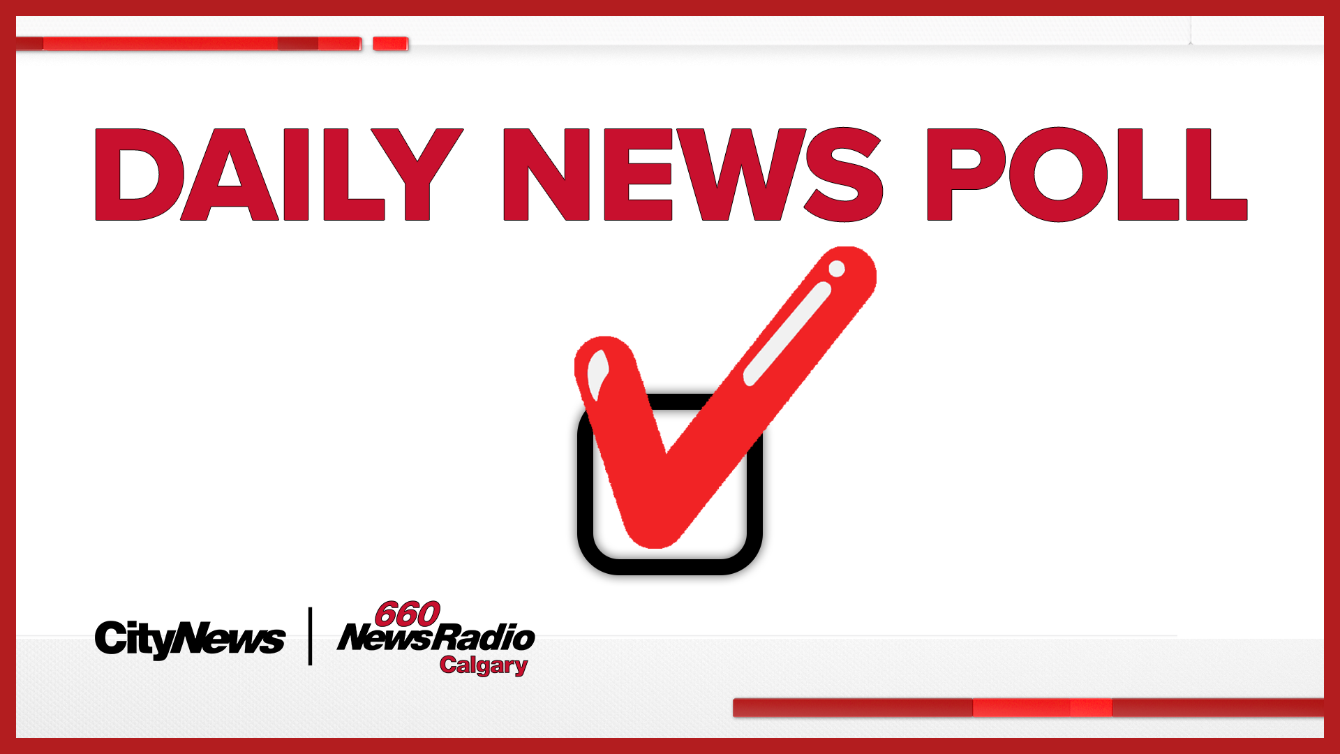 Daily news poll question