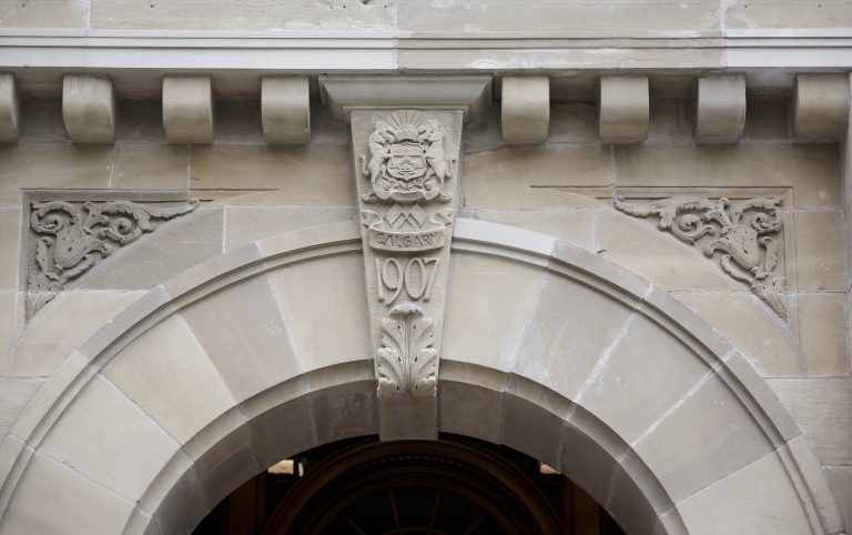 Calgary's Historic City Hall on Tuesday, Sept. 15, 2020. THE CANADIAN PRESS/Jeff McIntosh