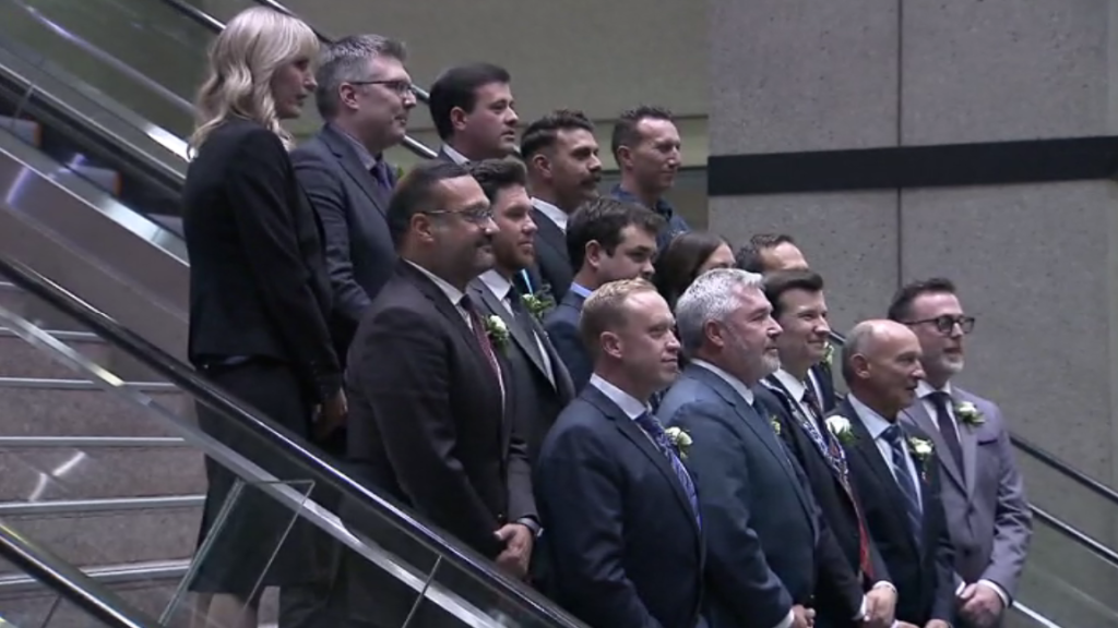 Calgary city council swearing in on Oct. 30, 2025. (CityNews image)