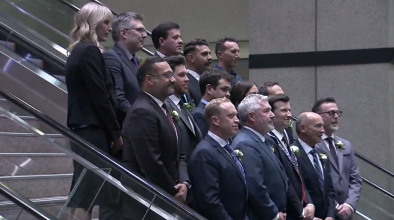 Calgary city council swearing in on Oct. 30, 2025. (CityNews image)