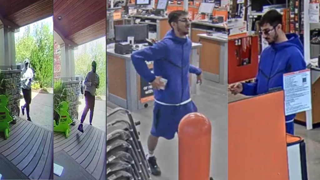 Calgary police are looking for two suspects wanted in a credit card fraud case.