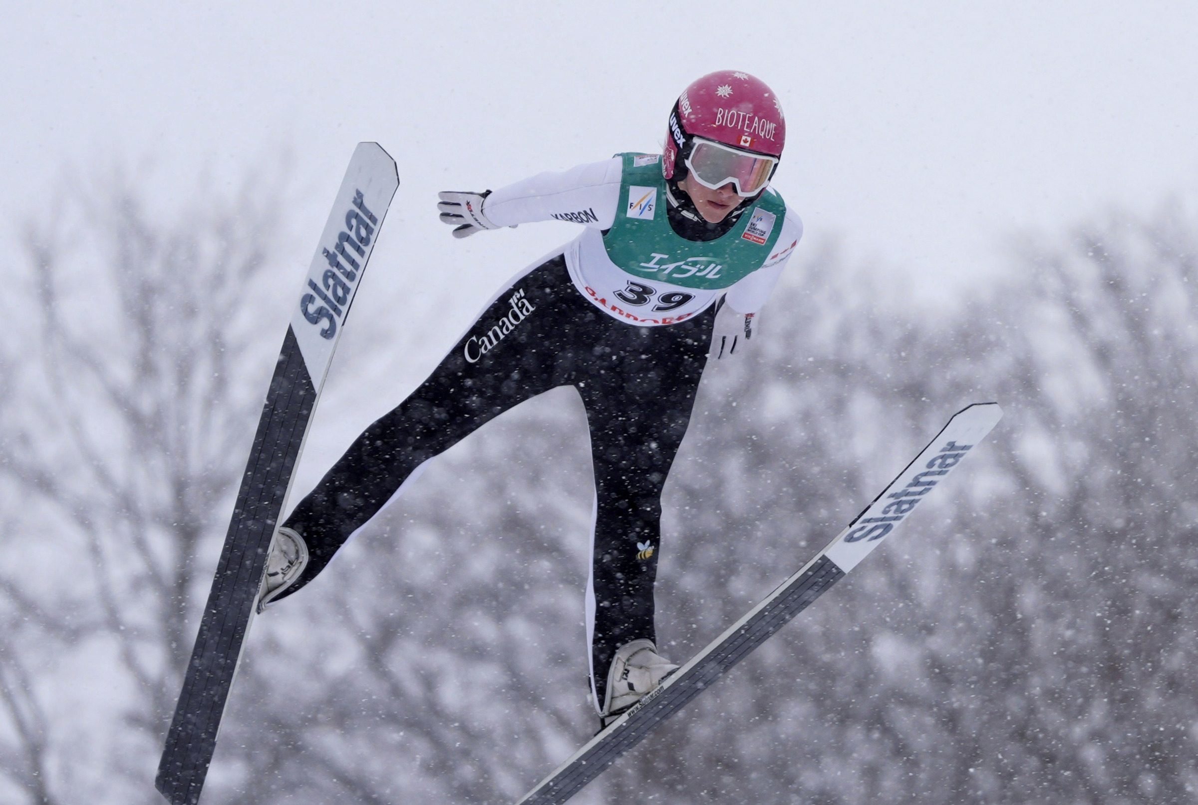 Calgary’s Abigail Strate earns back-to-back World Cup ski jumping silver medals