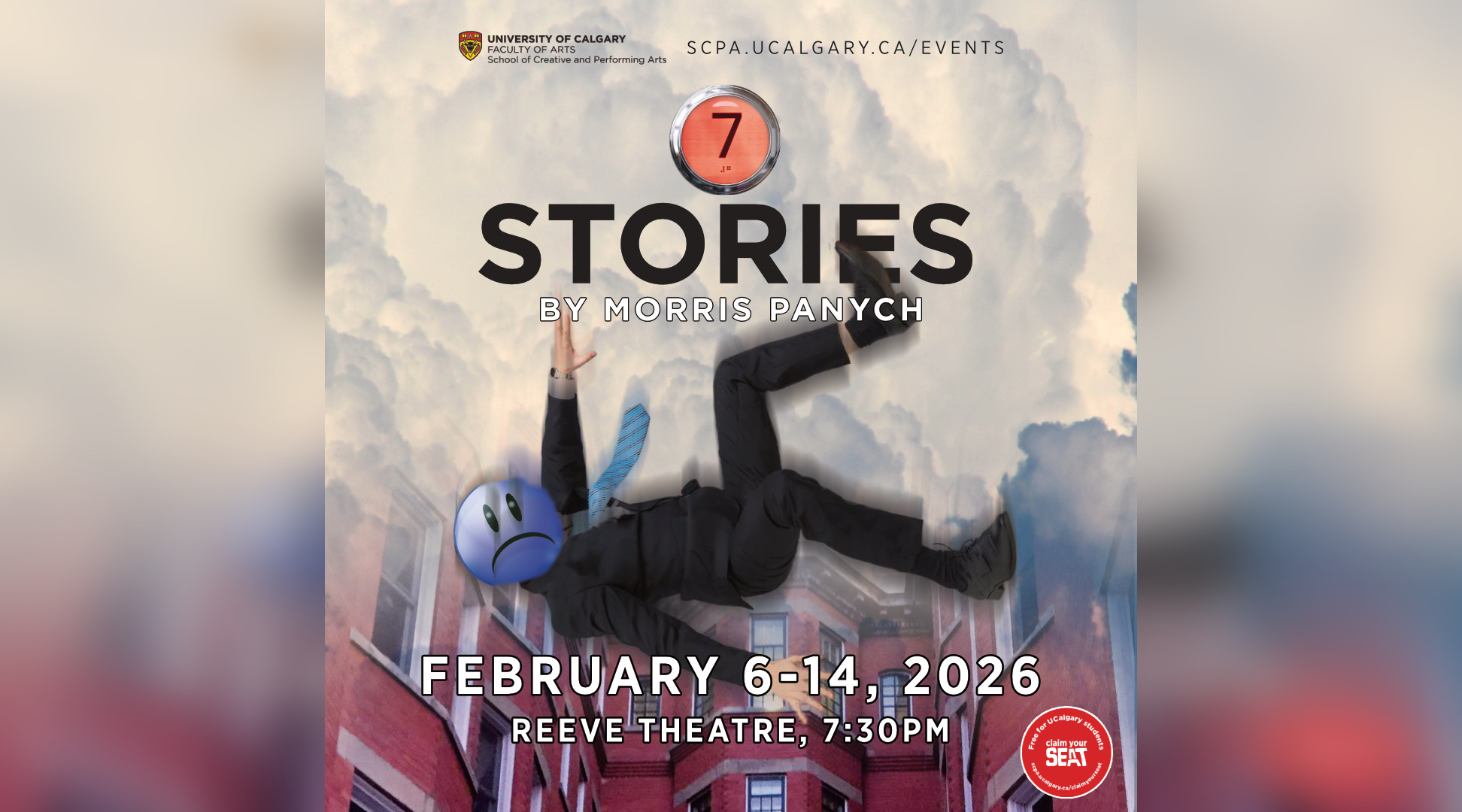 UCalgary students take on Morris Panych’s dark comedy ‘7 Stories’