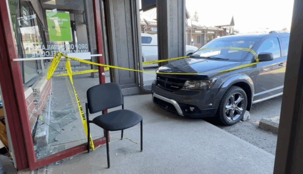An SUV outside of a H&R Block in the Riverbend shopping plaza on Tuesday, April 21, 2026