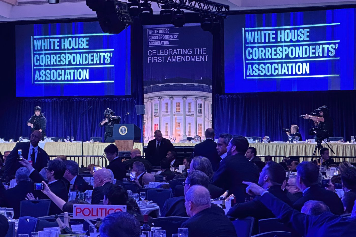 Trump suggests personal politics made him a repeated target after correspondents’ dinner shooting