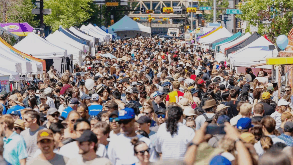 A photo of a crowd at the Lilac Festival in Calgary. (Courtesy Lilac Festival website)