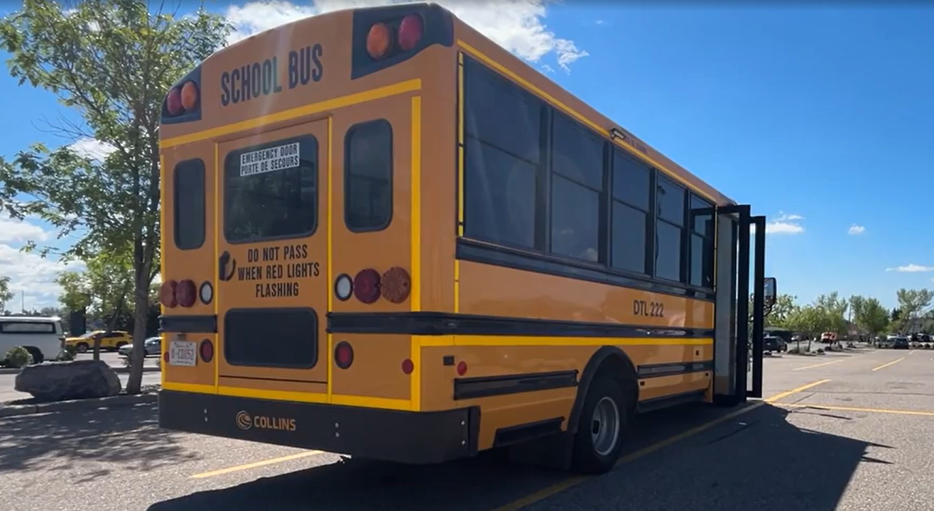 ‘Caught on camera:' Calgary bus company owner fed up after brazen catalytic converter theft