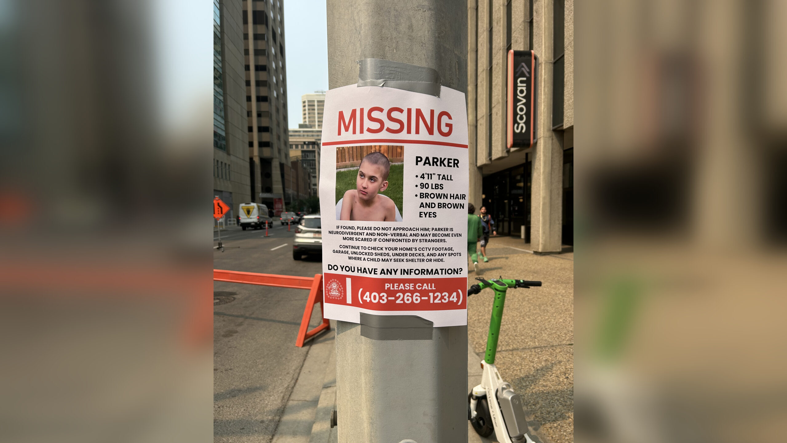 Calgary police end large-scale ground search for missing boy Parker