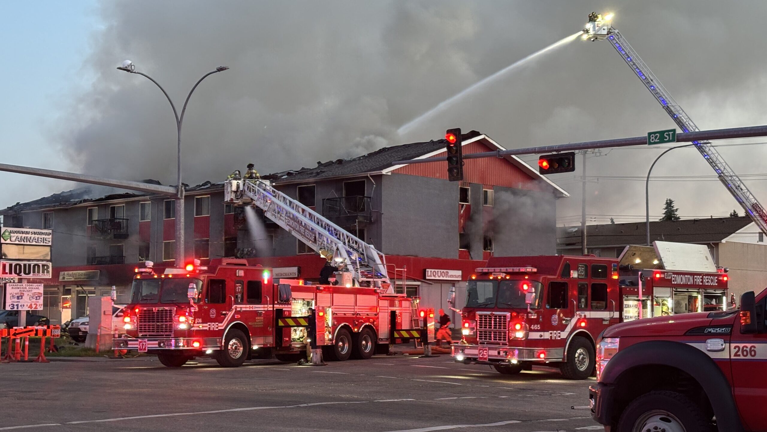 Fatal north Edmonton apartment fire caused by vehicle hitting gas line: report